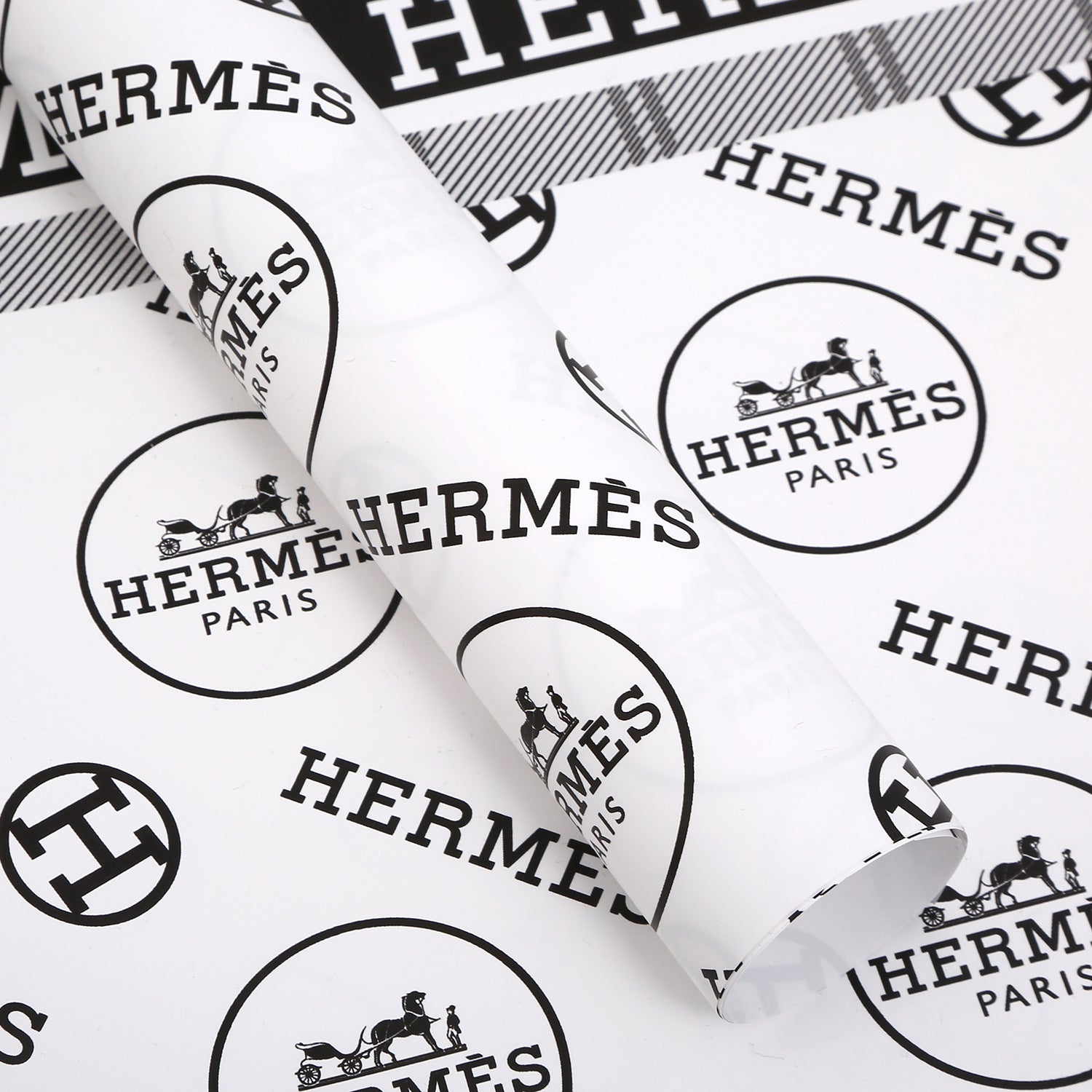 Hermes wrapping paper for elegant gifts, perfect luxury gift wrap to enhance exclusive presents.