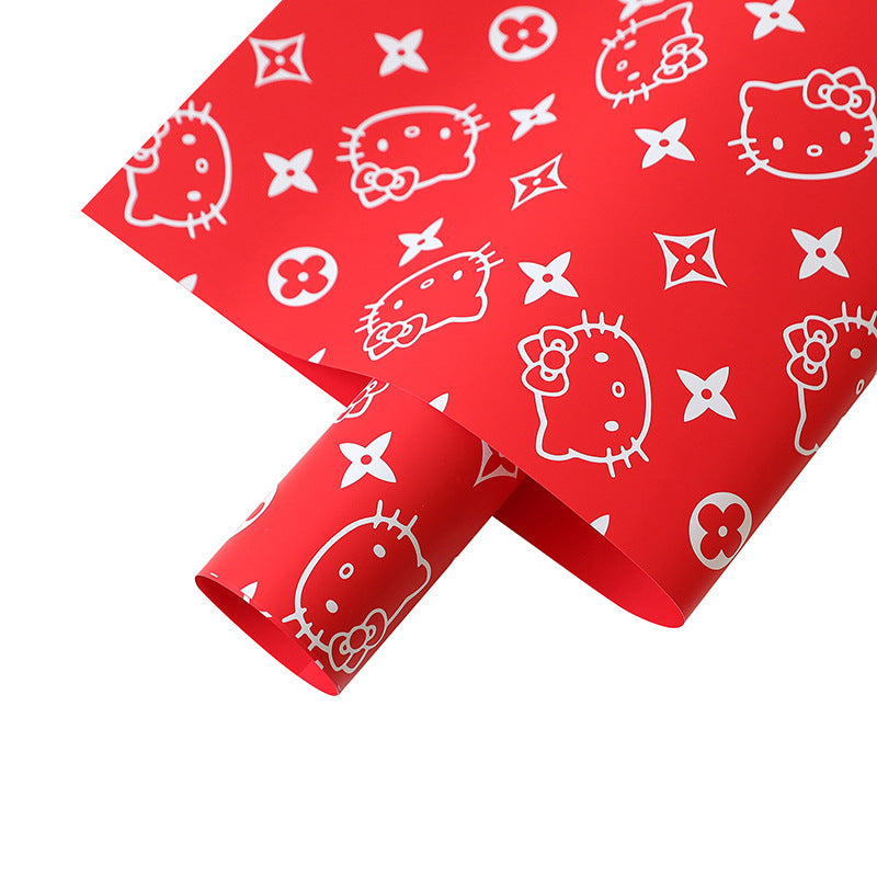 Kt Cat Korean Waterproof Flower Wrapping Paper,Pack 20 (57*57cm)