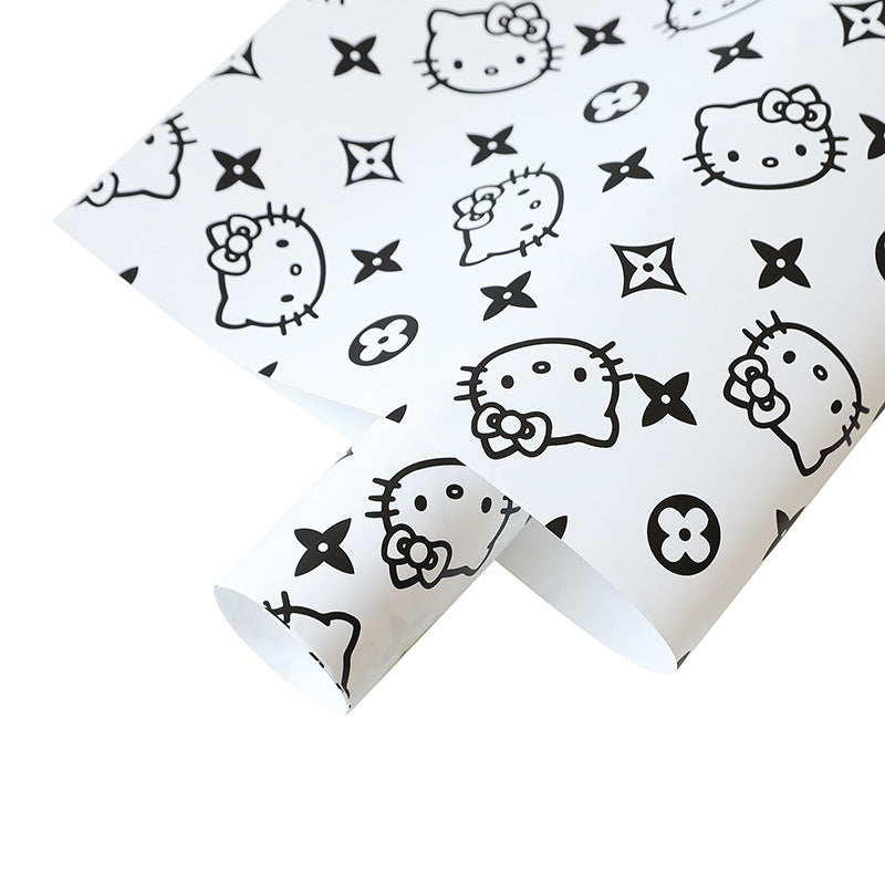 Kt Cat Korean Waterproof Flower Wrapping Paper,Pack 20 (57*57cm)