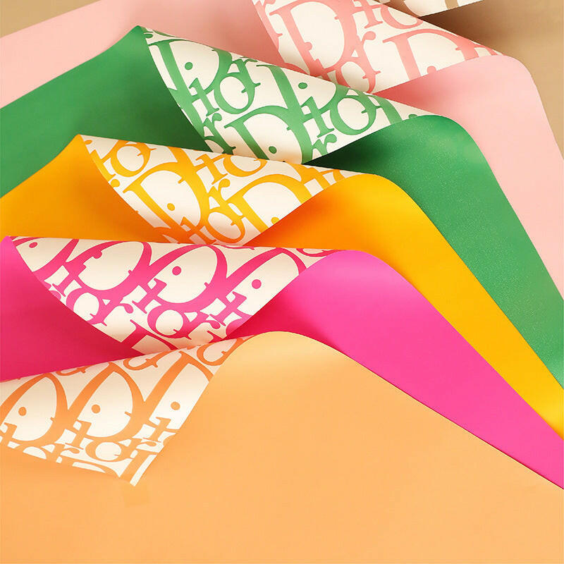 Elegant Dior flower wrapping and gift paper showcasing luxury floral designs for premium gifting experiences.