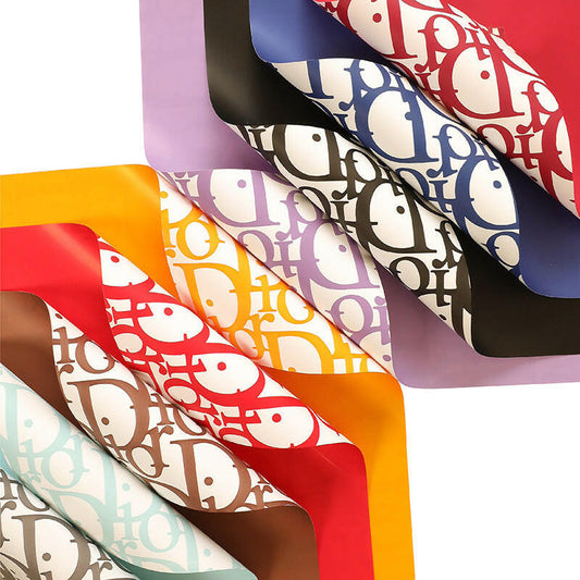 Elegant Dior flower wrapping and gift paper showcasing luxury floral designs for premium gifting experiences.