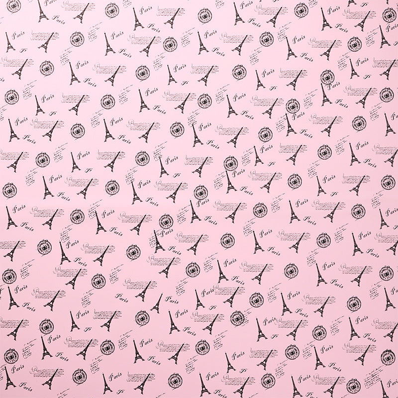 Eiffel Tower Wrapping Paper Pack 20 (57x57cm).