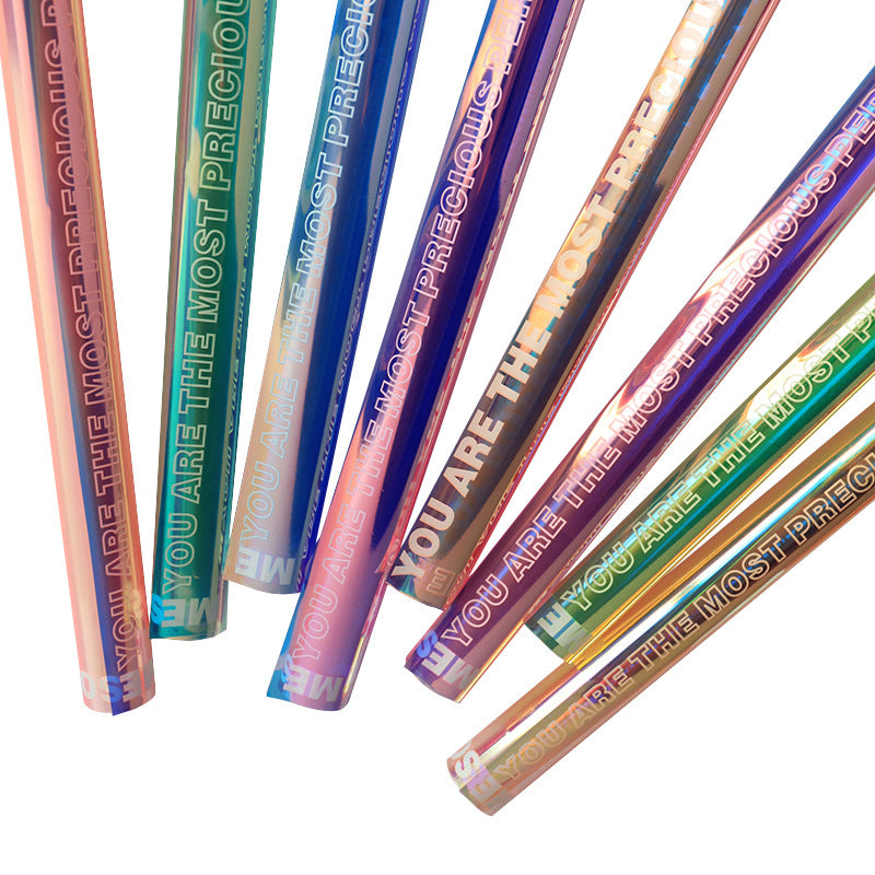 Colorful Fluorescent Waterproof Cellophane Paper Pack 20 (57x57cm).