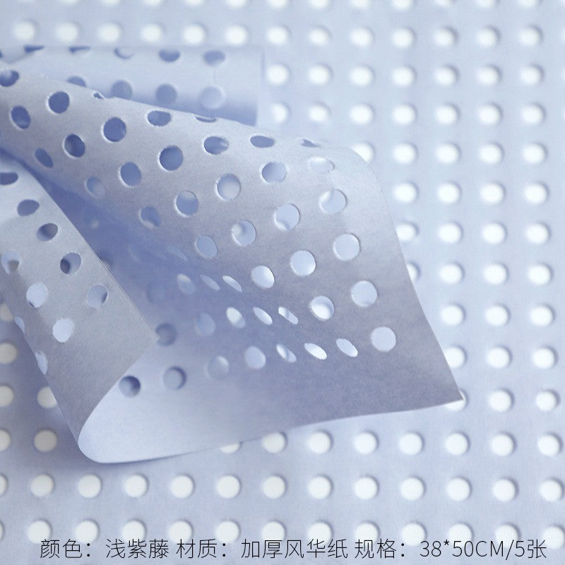 Dopamine Cave Flower Wrapping Paper Pack 5 (38*50cm).