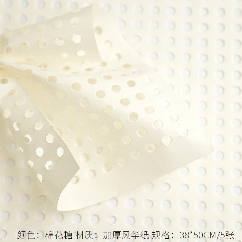 Dopamine Cave Flower Wrapping Paper Pack 5 (38*50cm).