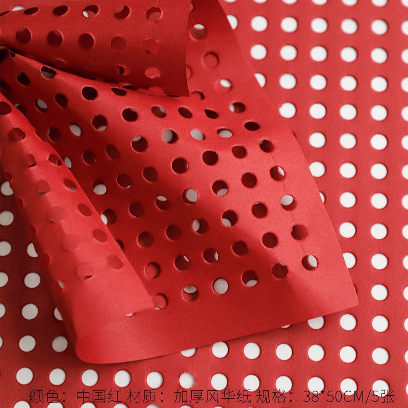 Dopamine Cave Flower Wrapping Paper Pack 5 (38*50cm).