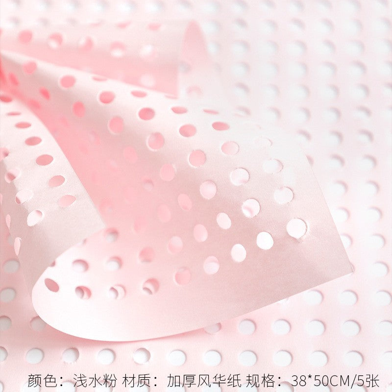 Dopamine Cave Flower Wrapping Paper Pack 5 (38*50cm).