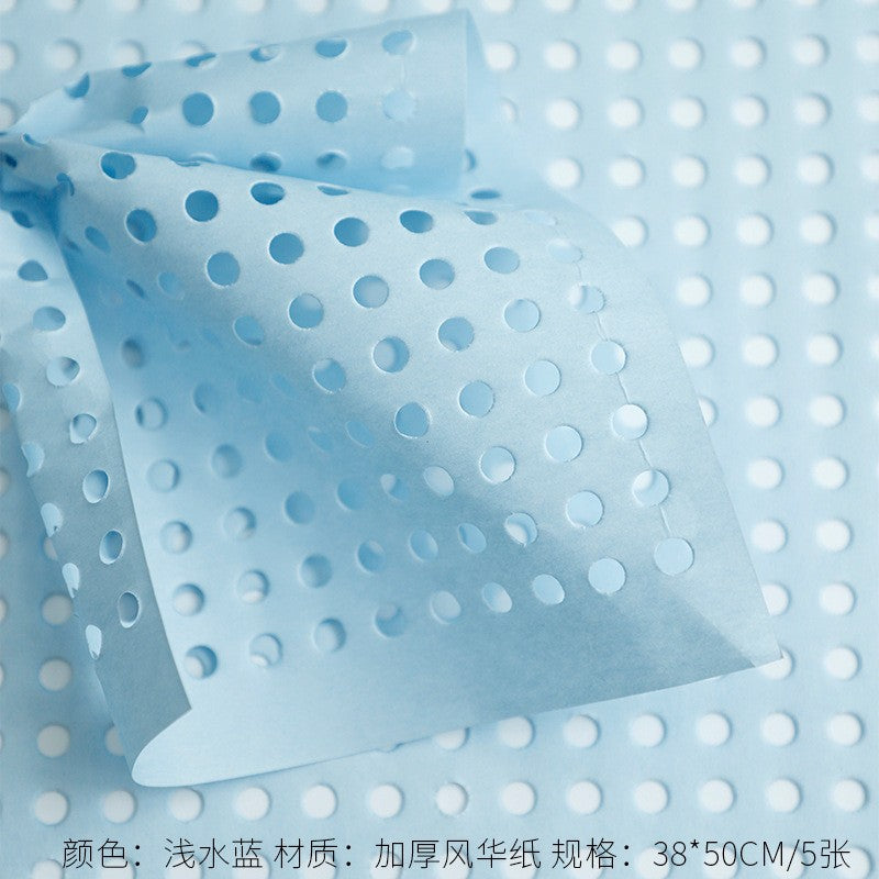 Dopamine Cave Flower Wrapping Paper Pack 5 (38*50cm).