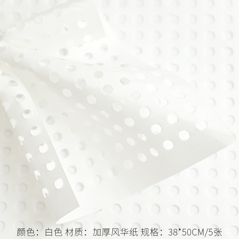 Dopamine Cave Flower Wrapping Paper Pack 5 (38*50cm).