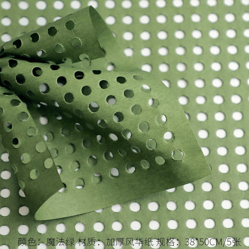 Dopamine Cave Flower Wrapping Paper Pack 5 (38*50cm).