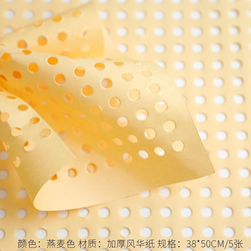 Dopamine Cave Flower Wrapping Paper Pack 5 (38*50cm).