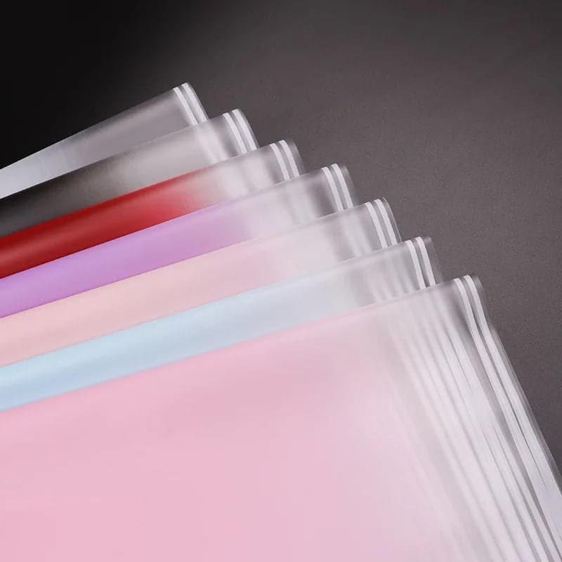 Fall In Color Waterproof Wrapping Paper with Colorful Frame,22.8*22.8 Inch-20 Sheets.