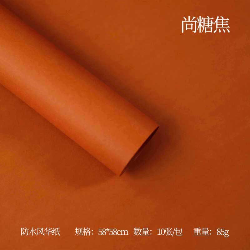 FengHua Solid Color Korean Waterproof Thickened,22.8*22.8 Inch-10 Sheets.