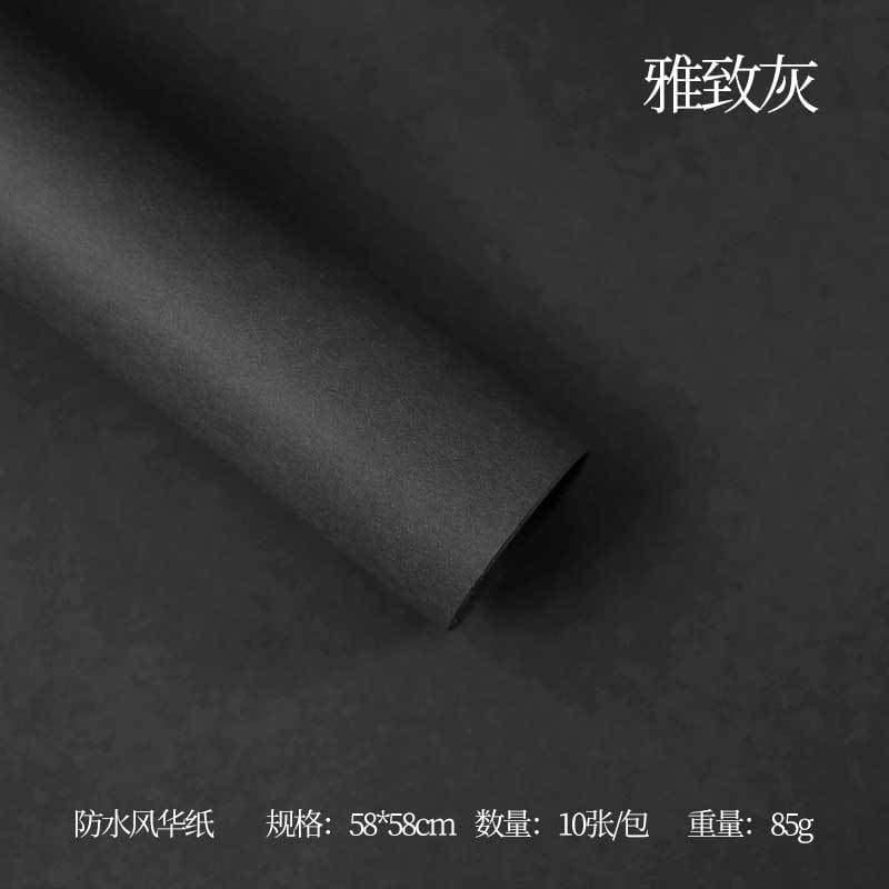 FengHua Solid Color Korean Waterproof Thickened,22.8*22.8 Inch-10 Sheets - HUAYI
