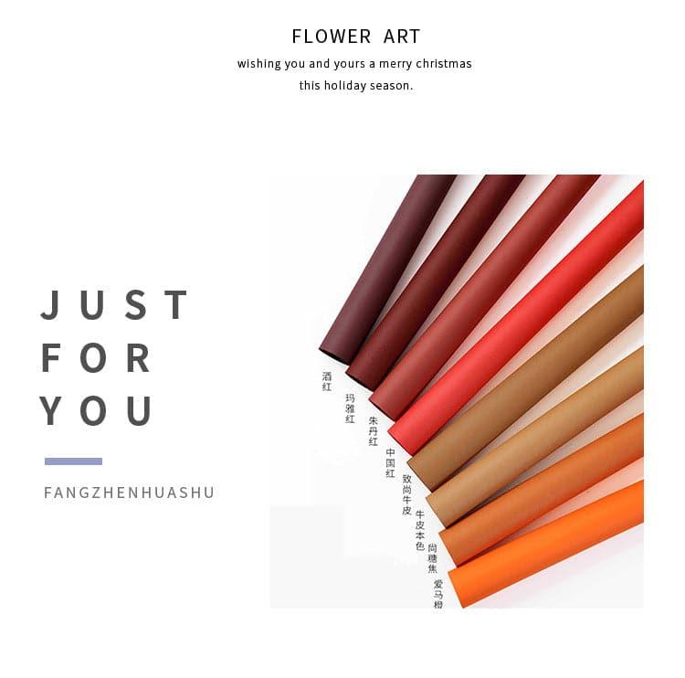 FengHua Solid Color Korean Waterproof Thickened,22.8*22.8 Inch-10 Sheets.