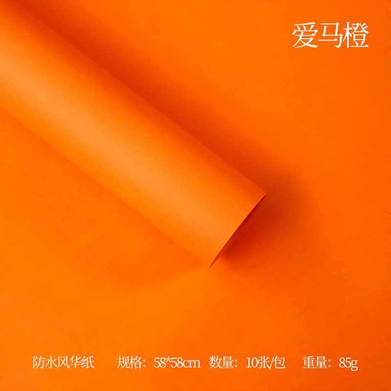 FengHua Solid Color Korean Waterproof Thickened,22.8*22.8 Inch-10 Sheets.