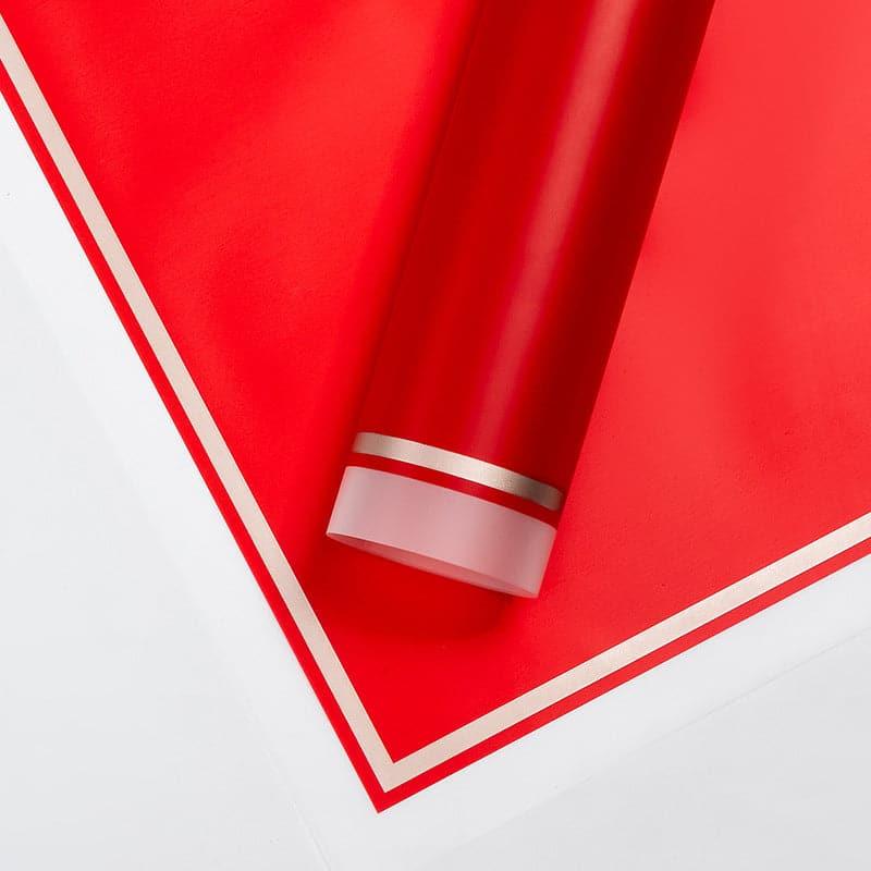 Gold Edge Waterproof Flower Wrapping Paper,22.8*22.8 Inch.