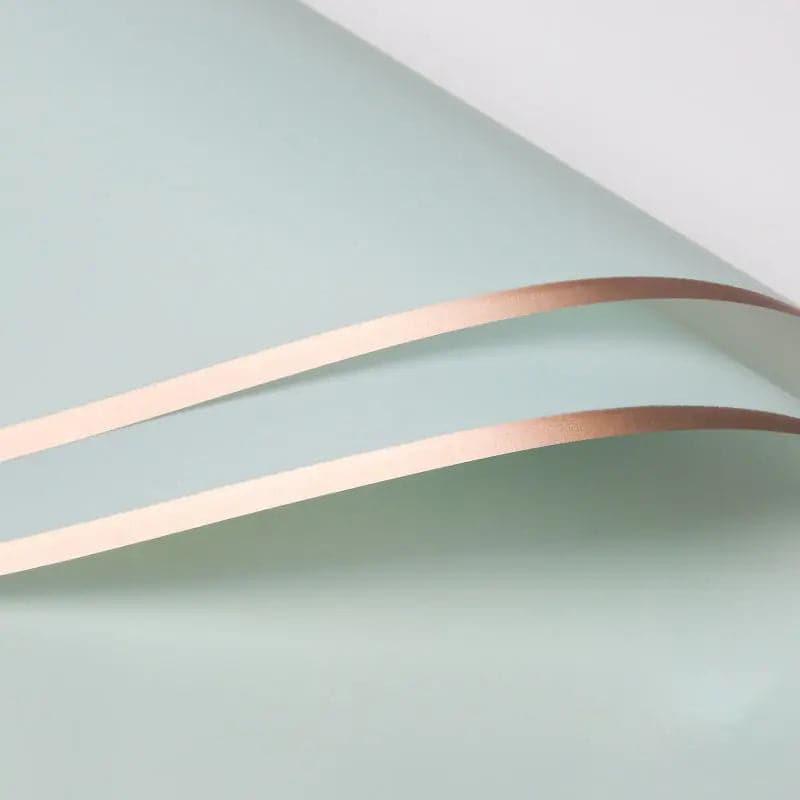 Golden Edge Waterproof Wrapping Paper,Pack 20(57*57cm).