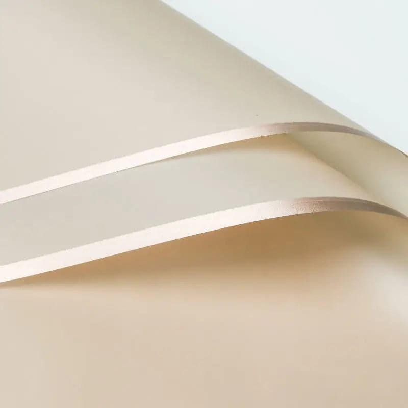 Golden Edge Waterproof Wrapping Paper,Pack 20(57*57cm).