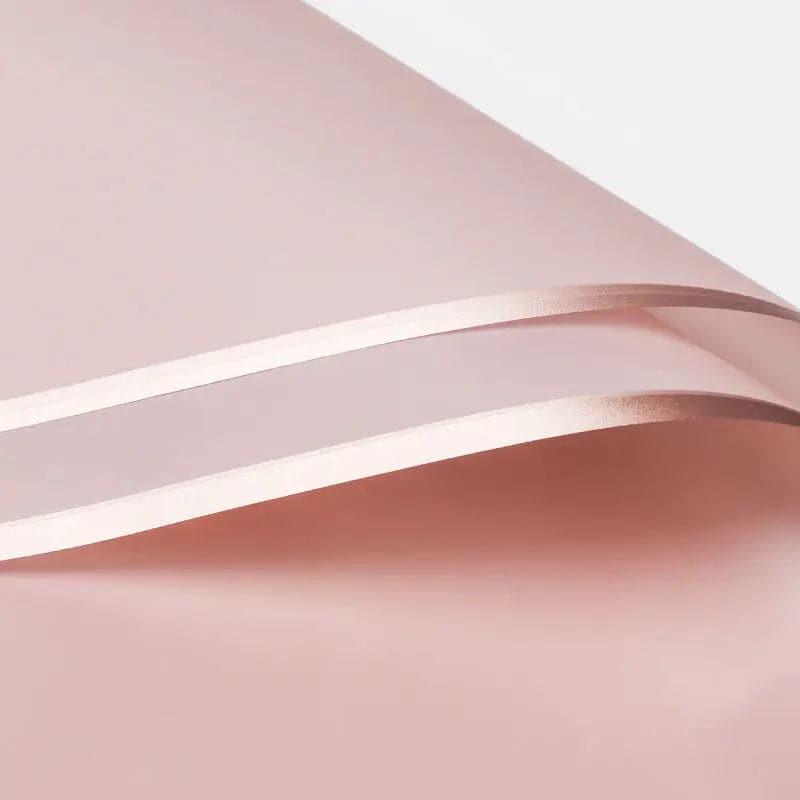 Golden Edge Waterproof Flower Wrapping Paper,22.8*22.8 Inch - HUAYI