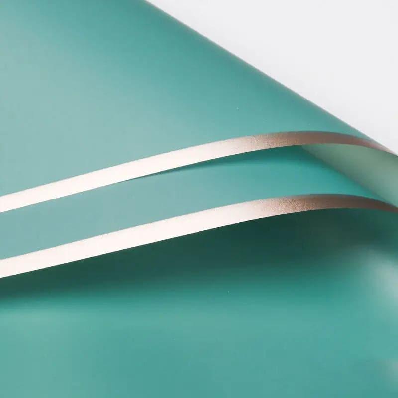 Golden Edge Waterproof Wrapping Paper,Pack 20(57*57cm).