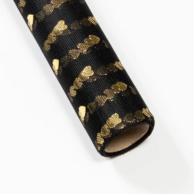 Heart-Shaped Stamping Flower Packaging Gauze Bouquet,19.68 inch * 5 yard.