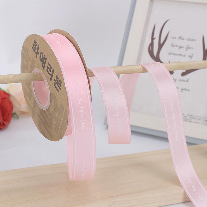 【Always by your side】Floral Ribbons Baked Ribbons, 40 Yards.