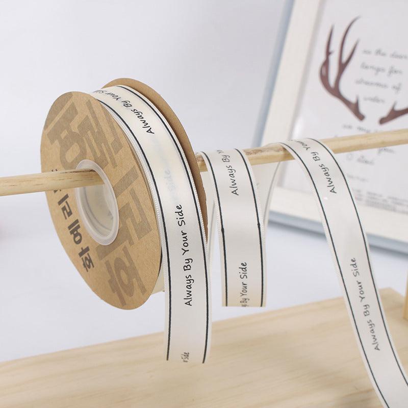 【Always by your side】Floral Ribbons Baked Ribbons, 40 Yards.