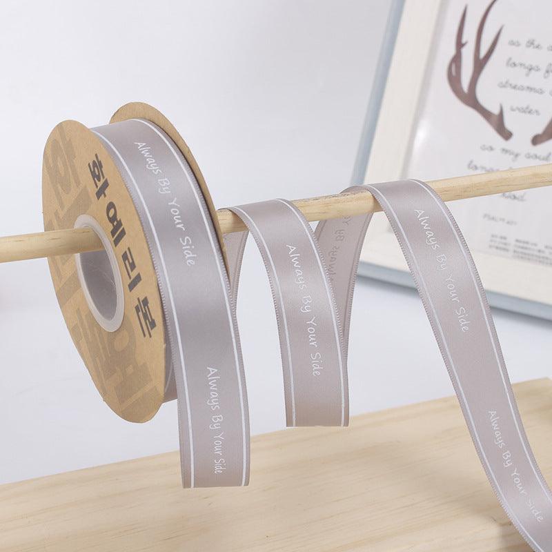 【Always by your side】Floral Ribbons Baked Ribbons, 40 Yards.