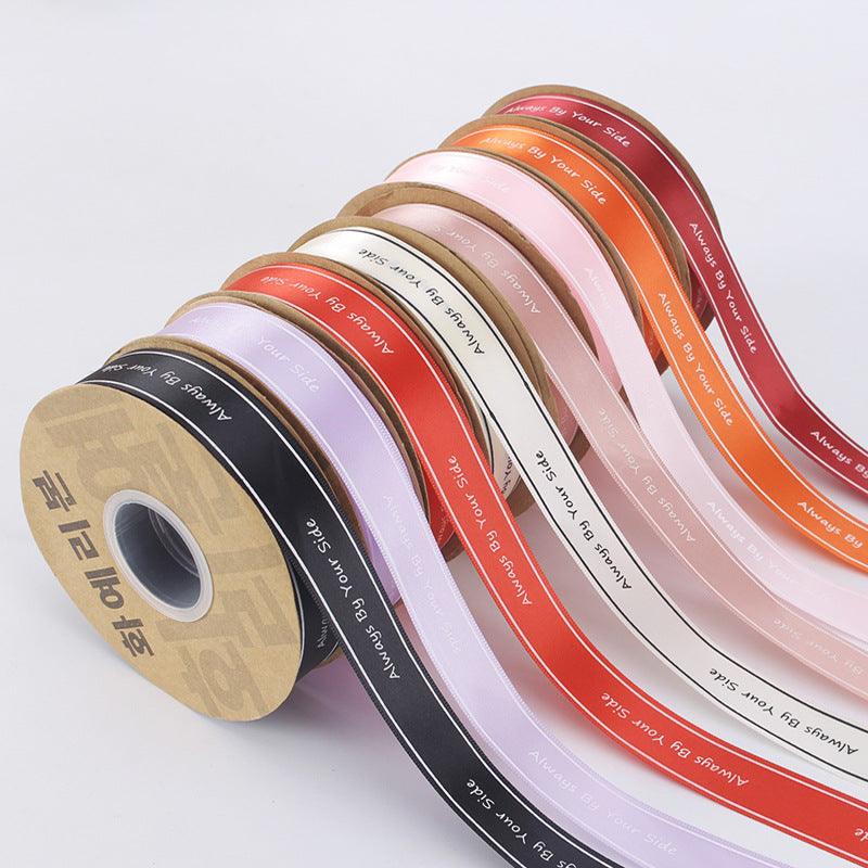 【Always by your side】Floral Ribbons Baked Ribbons, 40 Yards.