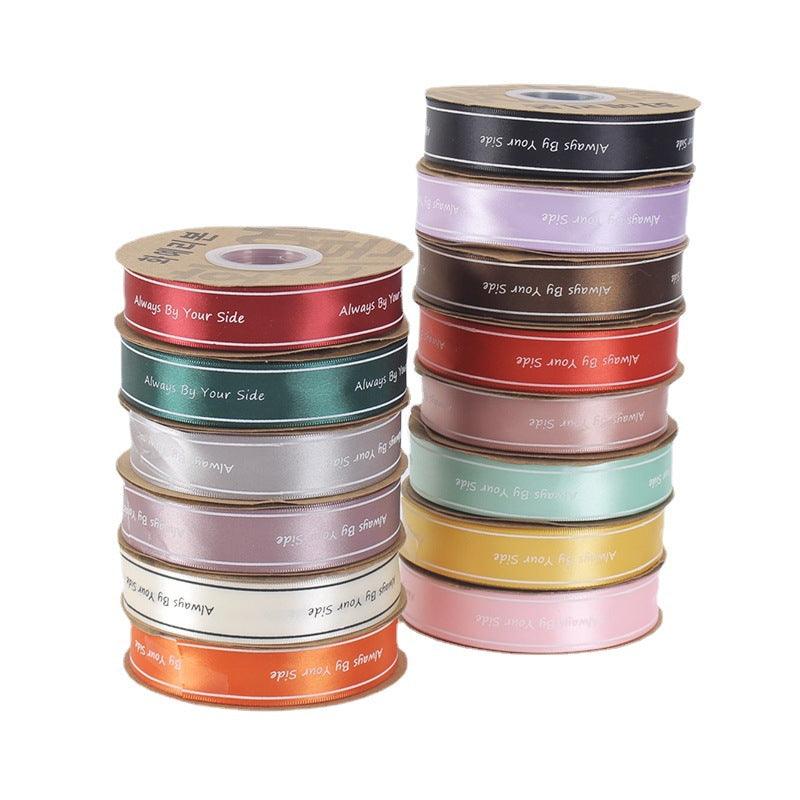 【Always by your side】Floral Ribbons Baked Ribbons, 40 Yards.