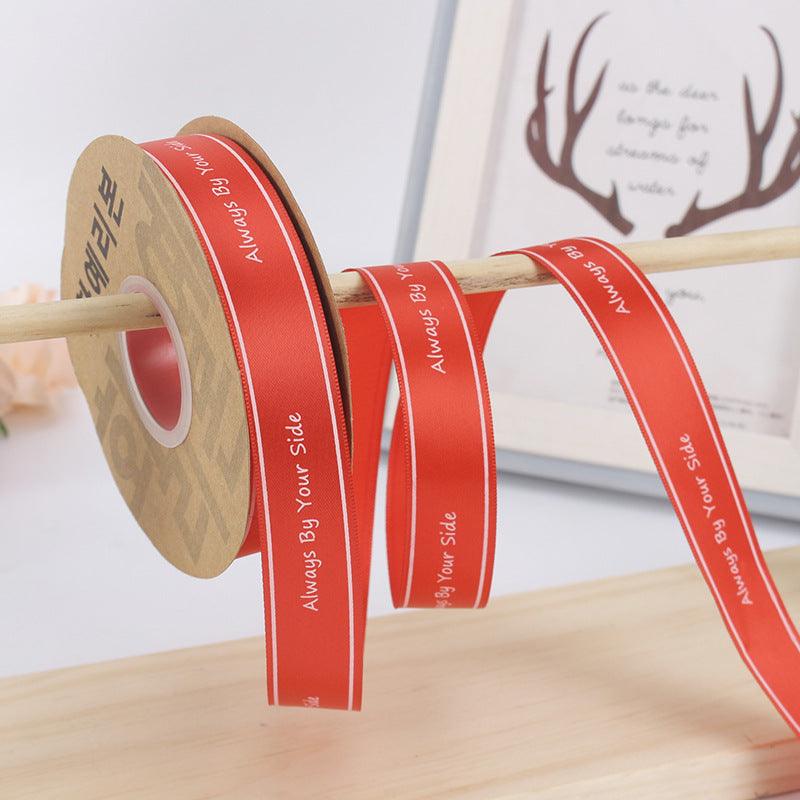 【Always by your side】Floral Ribbons Baked Ribbons, 40 Yards.