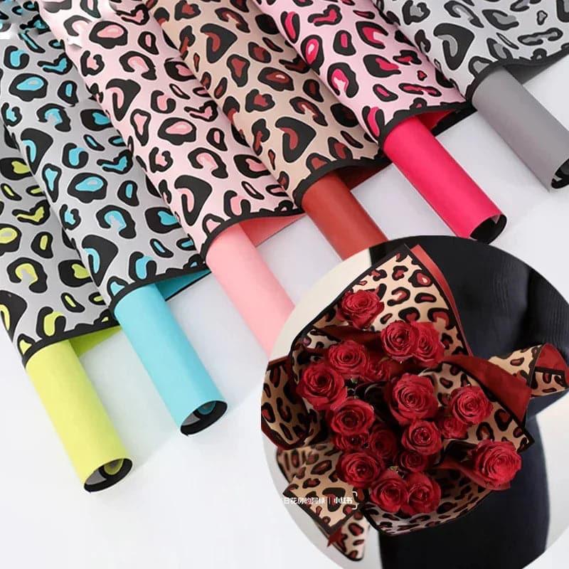 Law Of The Jungle Series Waterproof Flower Wrapping Paper,22.8*22.8 inch.