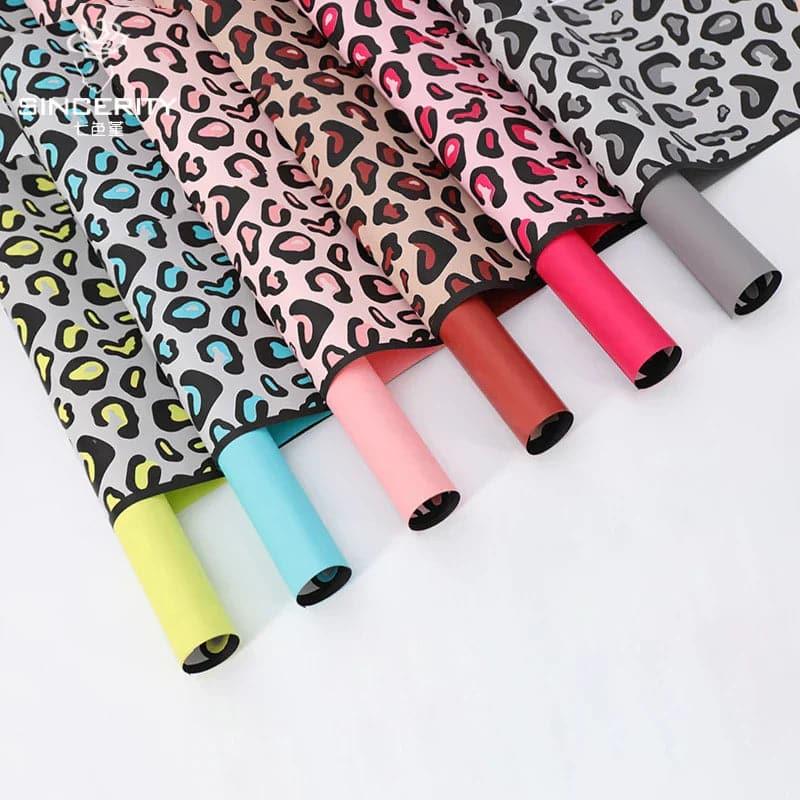 Law Of The Jungle Series Waterproof Flower Wrapping Paper,22.8*22.8 inch.