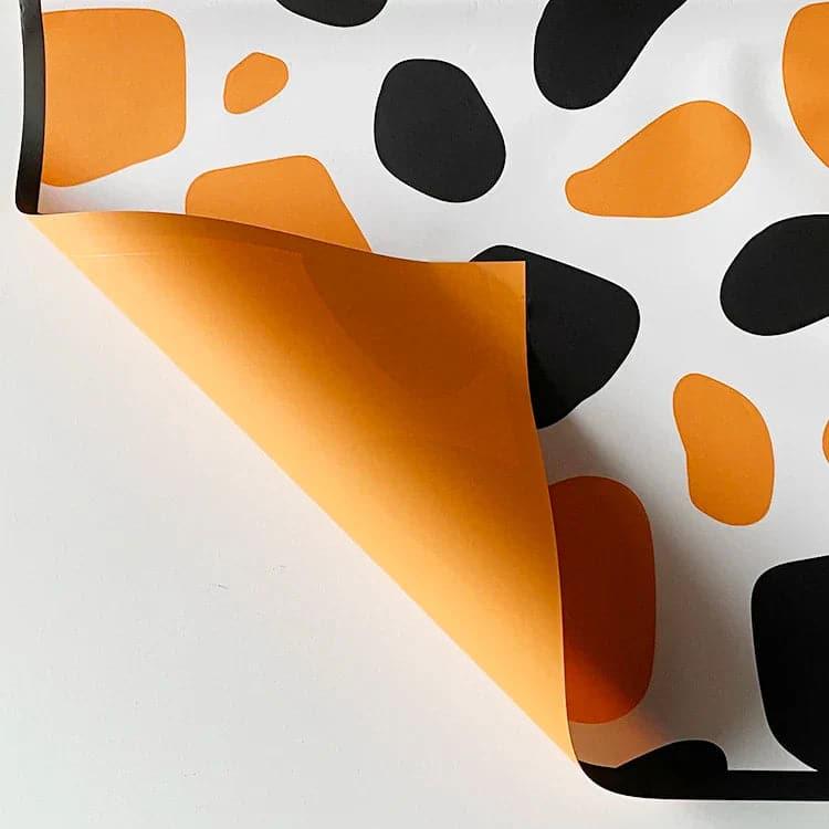 Law Of The Jungle Series Waterproof Korean Flower Wrapping Paper,22.8*22.8 inch.