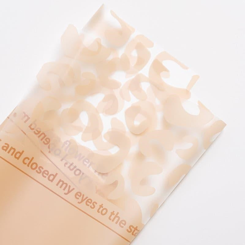 Leopard Waterproof Bouquet Wrapping Paper,Pack 20 (57x57cm).