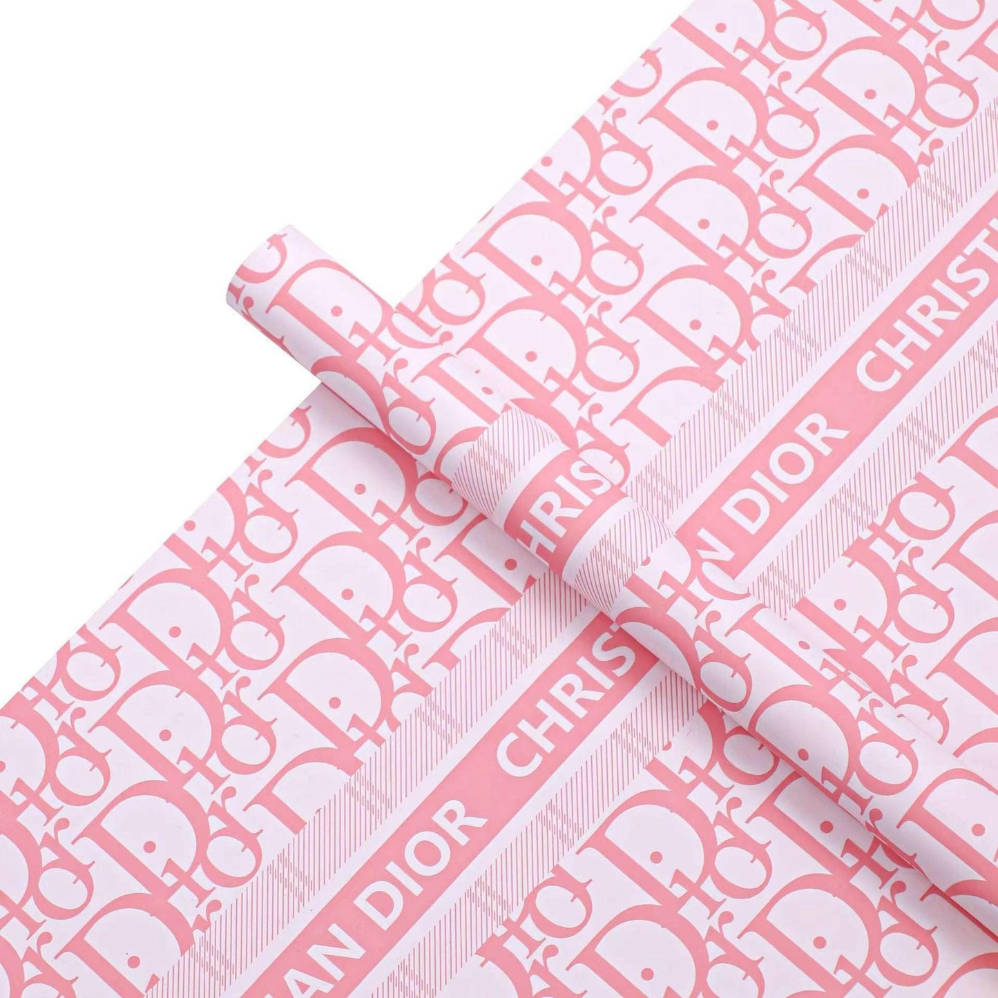 Elegant Dior flower wrapping and gift paper showcasing luxury floral designs for premium gifting experiences.