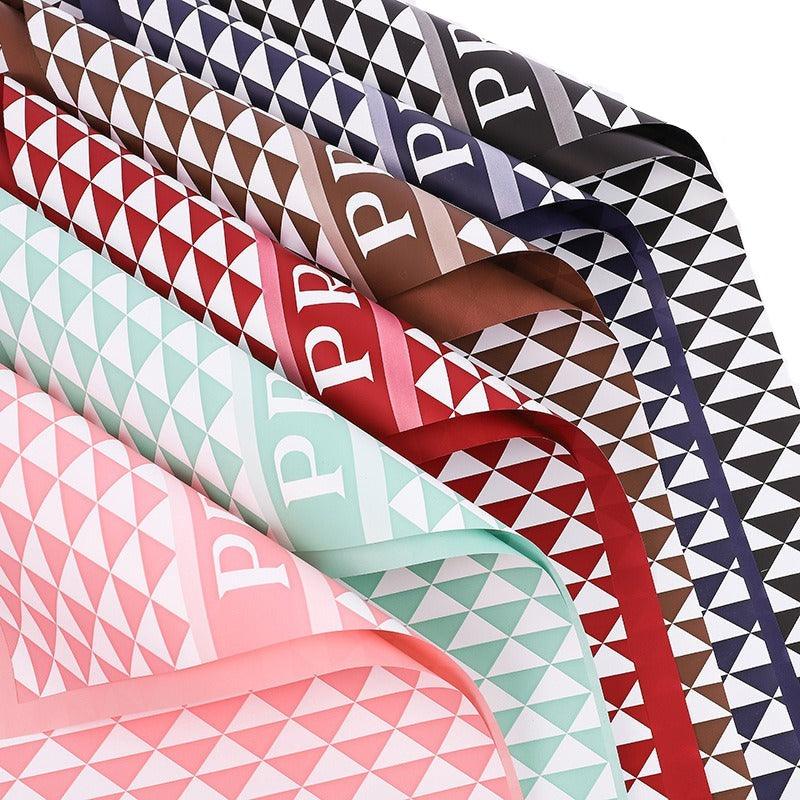 Luxury Style Floral Waterproof Flowers Wrapping Paper,22.8*22.8 inch - HUAYI