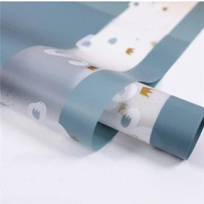 Petal Rain Flower Wrapping Paper Waterproof,22.8*22.8 inch.