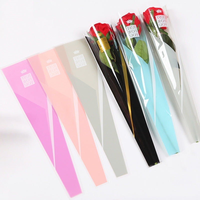 Crown Single Rose Sleeve Florist Bouquet.