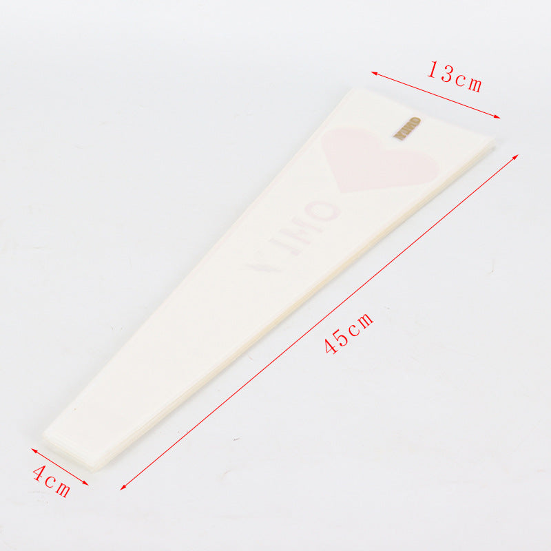 Heart Shaped Single Rose Sleeve Florist Bouquet.