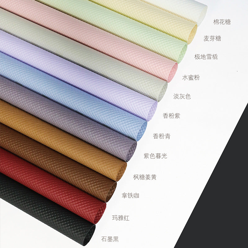 Embossed Paper Polka Dot Bouquet Wrapping Paper,52*51cm Pack 10.