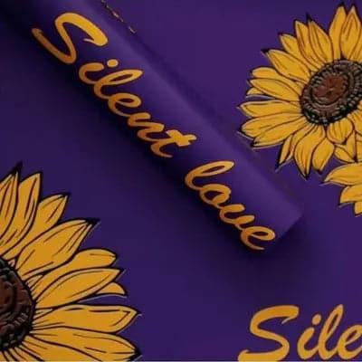 Sunflower Waterproof Flower Wrapping Paper ,22.8*22.8 Inch.