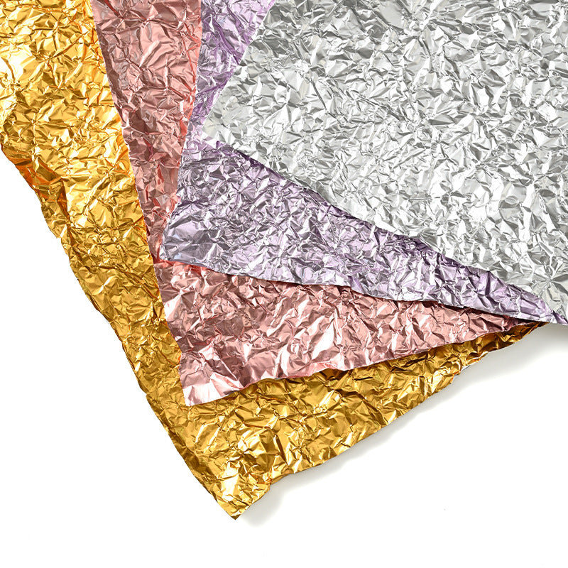 Tin foil waterproof floral packaging flower wrapping paper,8 yards.