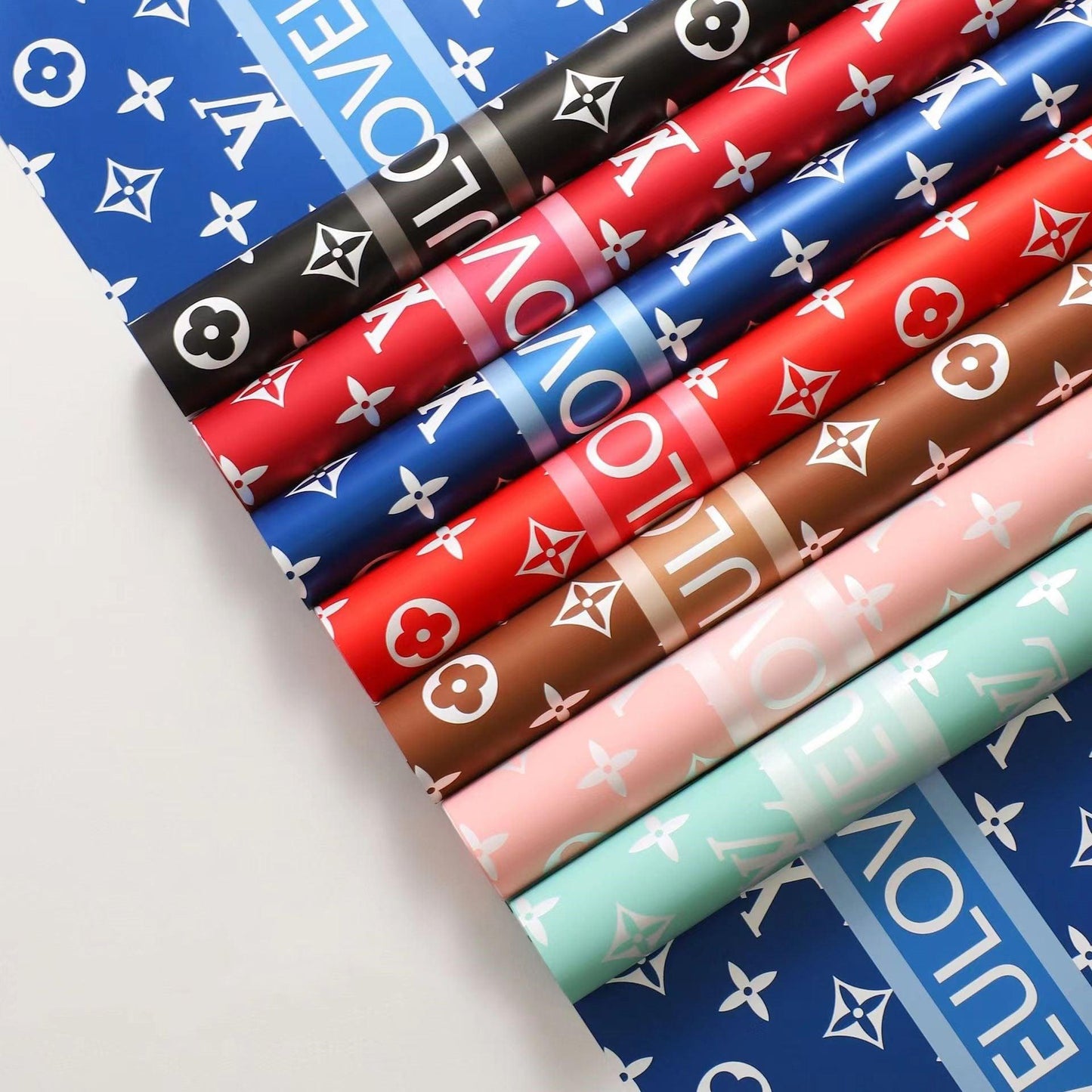 LV Florist elegant floral arrangement with premium gift wrapping, perfect for special occasions and celebrations.