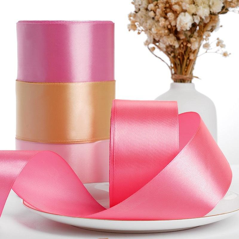 1.5Inch 25 yards Satin Ribbon Gift Box Packaging Ribbon Diy Ribbon - Huayi Flower Wraps