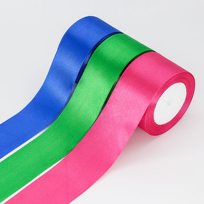 5cm Satin Ribbon Holiday Celebration Decoration Ribbon,25 yards