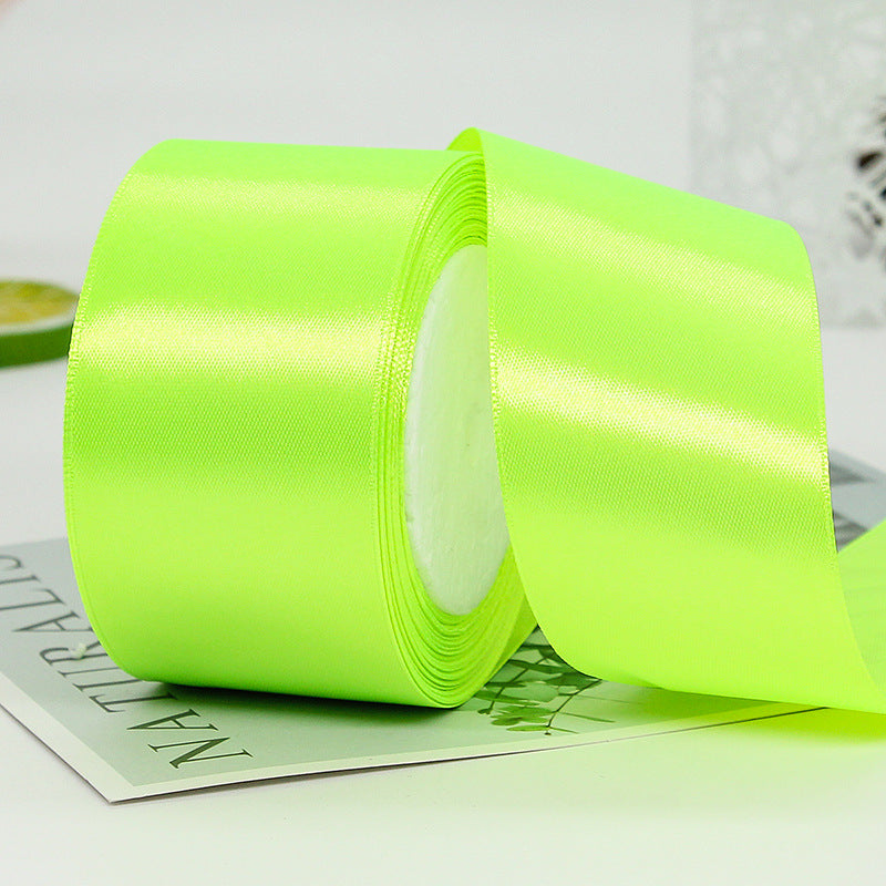 5cm Satin Ribbon Holiday Celebration Decoration Ribbon,25 yards