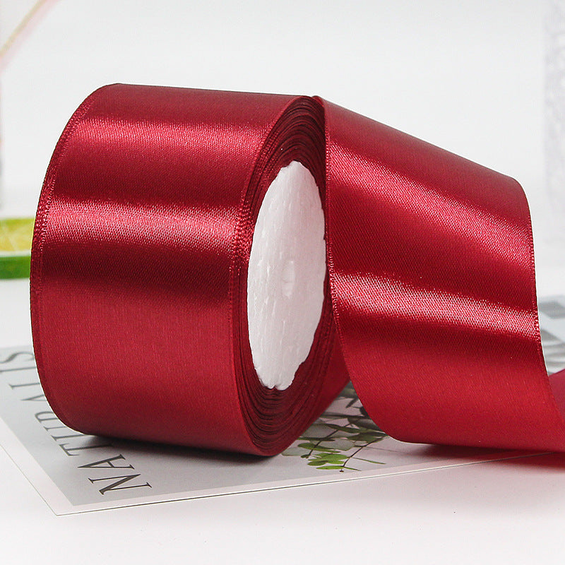 5cm Satin Ribbon Holiday Celebration Decoration Ribbon,25 yards