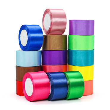 5cm Satin Ribbon Holiday Celebration Decoration Ribbon,25 yards